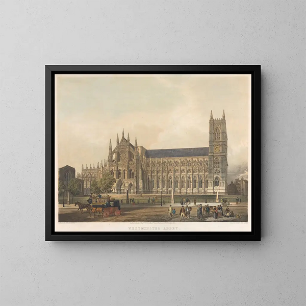 Abbaye de Westminster - Edmund Walker — indrammet kunstværk på væggen