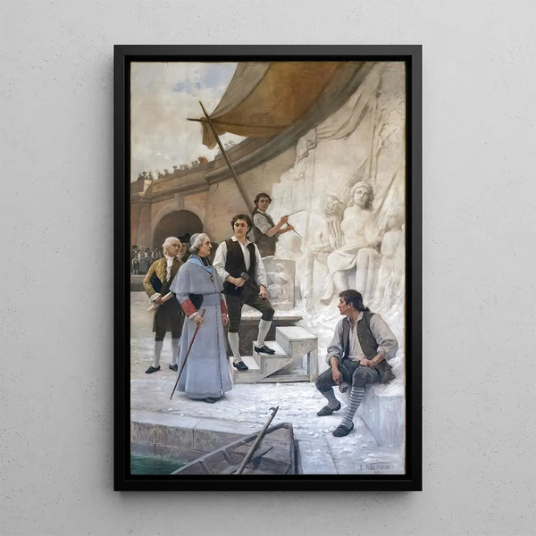 Edouard Bernard DebatPonsan - A visit to the sculptor.webp