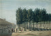 Hospice de Bicêtre la cour des paisibles - Édouard Bertin — visning af kunstværket