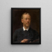 Le peintre Alfred Elsen - Édouard de Jans — indrammet kunstværk på væggen
