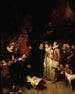 Albert og Isabelle besøger Pierre Paul Rubens' værksted - Édouard Dujardin — visning af kunstværket