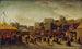 Fête foraine place Saint-Pierre Montmartre i 1861 - Édouard Hubert — visning af kunstværket
