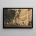 Vue dans la rue Unter den Linden, coin Charlottenstraße, avec l'Hôtel de Saint-Pétersbourg - Eduard Gaertner — indrammet kunstværk på væggen