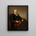 Le maler Wilhelm Schadow - Eduard Julius Friedrich Bendemann — indrammet kunstværk på væggen