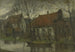 Vue dans un landsby - Eduard Karsen — visning af kunstværket