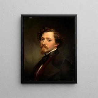 Eduard Magnus - Bildnis des Malers Louis Coblitz.webp