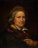Portrait af Thorvaldsen i arbejdstøj - Eduard Magnus — visning af kunstværket
