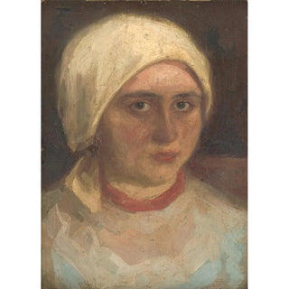 Eduard Putra - Head of a Young Woman.webp