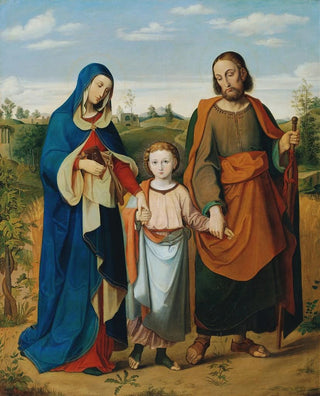 Eduard Ritter von Engerth - The holy family on the way home from the temple.webp