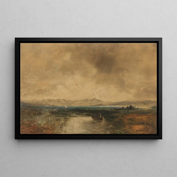 Eduard Schleich The Elder - Ansicht des Chiemsees.webp