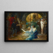Fontaine de jouvence - Eduard Veith — indrammet kunstværk på væggen