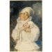 Reproduktion af maleriet Arlequin - Eduard Veith