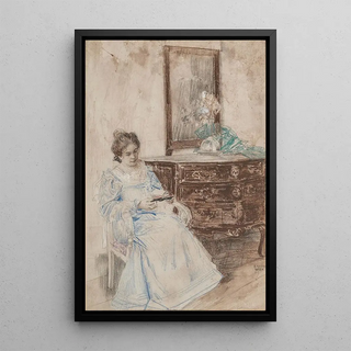 Eduard Veith - Lesende Frau.webp