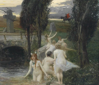 Néréides - Eduard Veith — visning af kunstværket