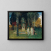 Nymphe au bassin - Eduard Veith — indrammet kunstværk på væggen