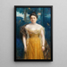 Portrait de Louise Dobner von Dobenau - Eduard Veith — indrammet kunstværk på væggen