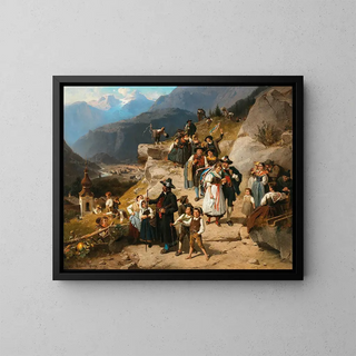 Eduard Young - A Festive Wedding Procession.webp