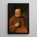 Reproduktion af maleriet Falstaff - Eduard von Grützner