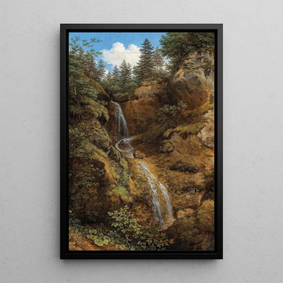 Eduard von Moro - A Mountain Stream.webp