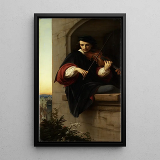 Eduard von Steinle - Violinist in the Belfry Window.webp