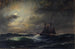 Cutter au large - Eduardo de Martino — visning af kunstværket
