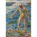 Mand, der bader - Edvard Munch — visning af kunstværket