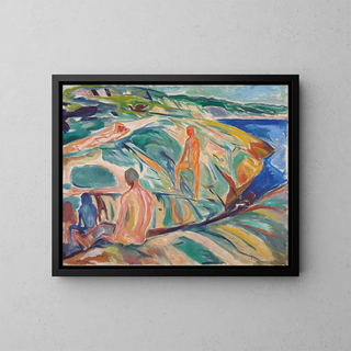 Edvard Munch - Bathing Men on Rocks.webp