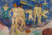 Unge mænd, der bader - Edvard Munch — visning af kunstværket