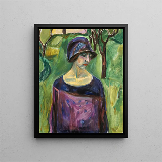 Edvard Munch - Birgit Preste in the Garden.webp
