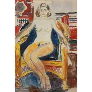 Fille du Nordland - Edvard Munch — visning af kunstværket