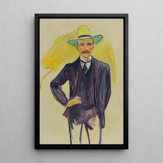 Reproduktion af maleriet Harry Graf Kessler - Edvard Munch