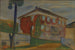 Maison med rødt vinstokke - Edvard Munch — visning af kunstværket