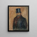 Julius Meier-Graefe - Edvard Munch — indrammet kunstværk på væggen
