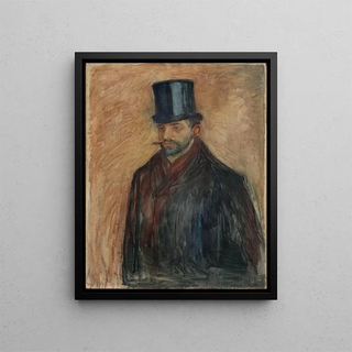 Julius Meier-Graefe - Edvard Munch — indrammet kunstværk på væggen