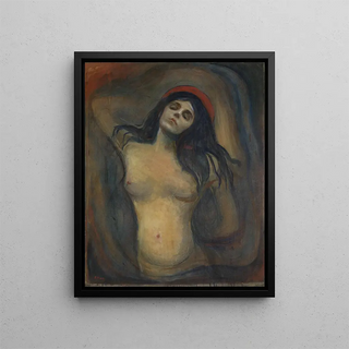 Madone - Edvard Munch — indrammet kunstværk på væggen