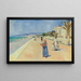 Morgen på Promenade des Anglais - Edvard Munch — indrammet kunstværk på væggen