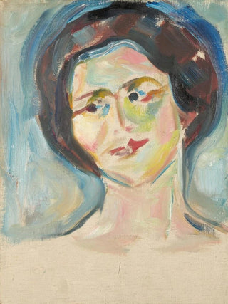 Portrait af modellen - Edvard Munch — visning af kunstværket