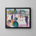 Promenade au printemps - Edvard Munch — indrammet kunstværk på væggen