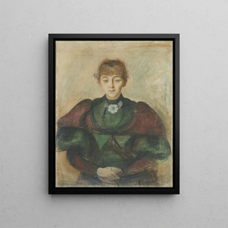 Ragnhild Backström - Edvard Munch — indrammet kunstværk på væggen