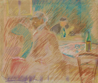 Scène de restaurant - Edvard Munch — visning af kunstværket