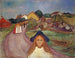 Route à Aasgaardstrand - Edvard Munch — visning af kunstværket