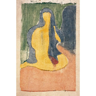 Nu siddende - Edvard Munch — visning af kunstværket