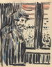 Figur stående - Edvard Munch — visning af kunstværket