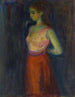 Studie af en model - Edvard Munch — visning af kunstværket
