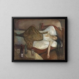 Le Jour d'après - Edvard Munch — indrammet kunstværk på væggen