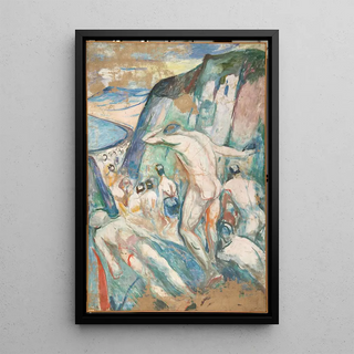Reproduktion af maleriet La Tempête Partie droite - Edvard Munch
