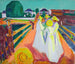 Les Femmes sur le Pont - Edvard Munch — visning af kunstværket