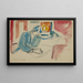 Uden titel 27 - Edvard Munch — indrammet kunstværk på væggen