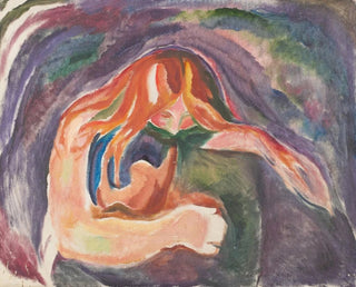 Vampire - Edvard Munch — visning af kunstværket
