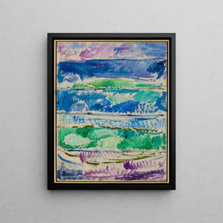 Flots - Edvard Munch — indrammet kunstværk på væggen